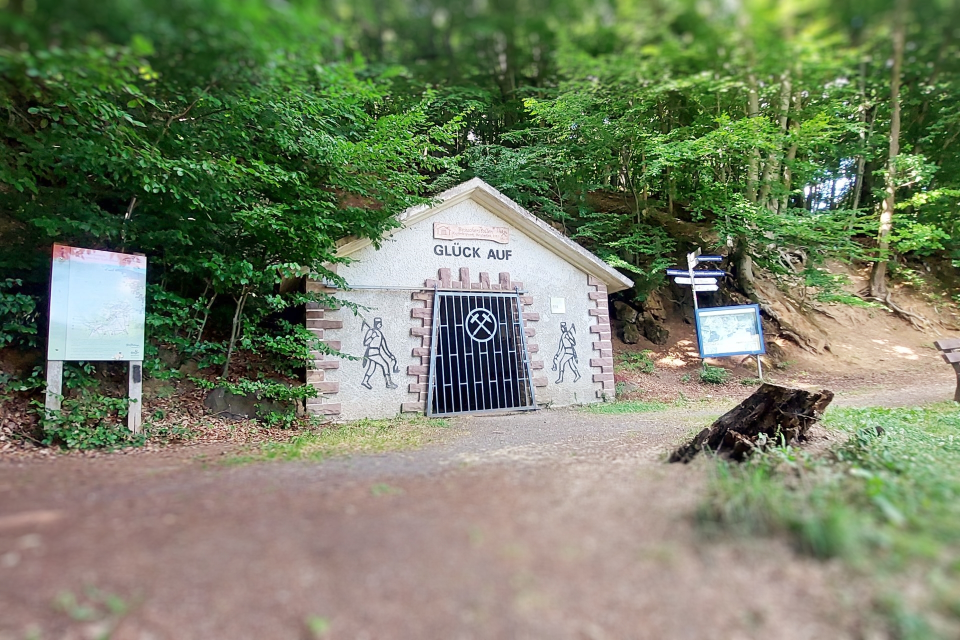 Foto: Besucherbergwerk in Bad Wildungen-Bergfreiheit