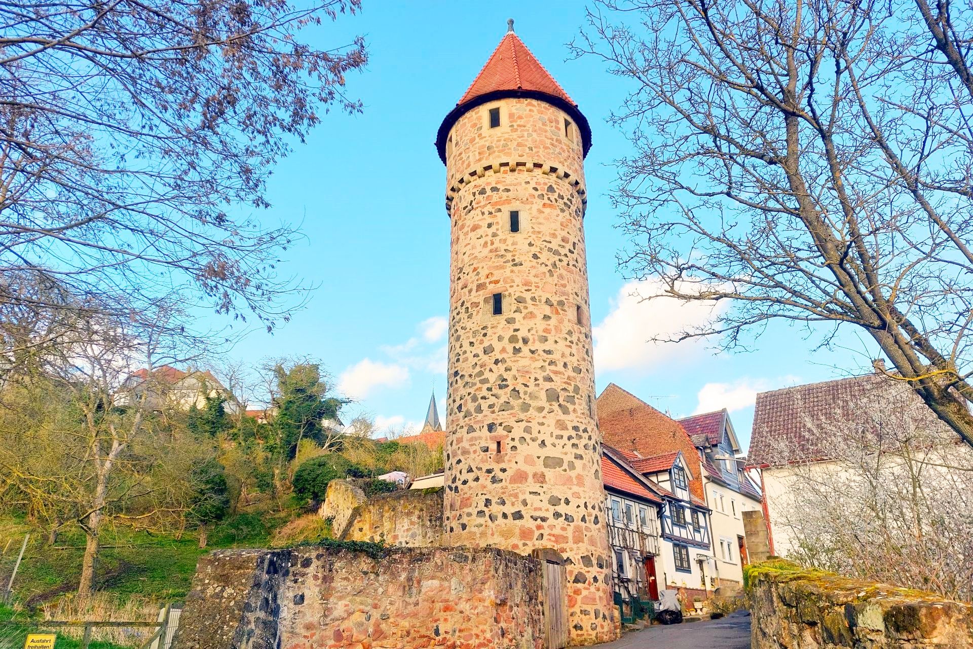 Foto: Winterturm in Fritzlar