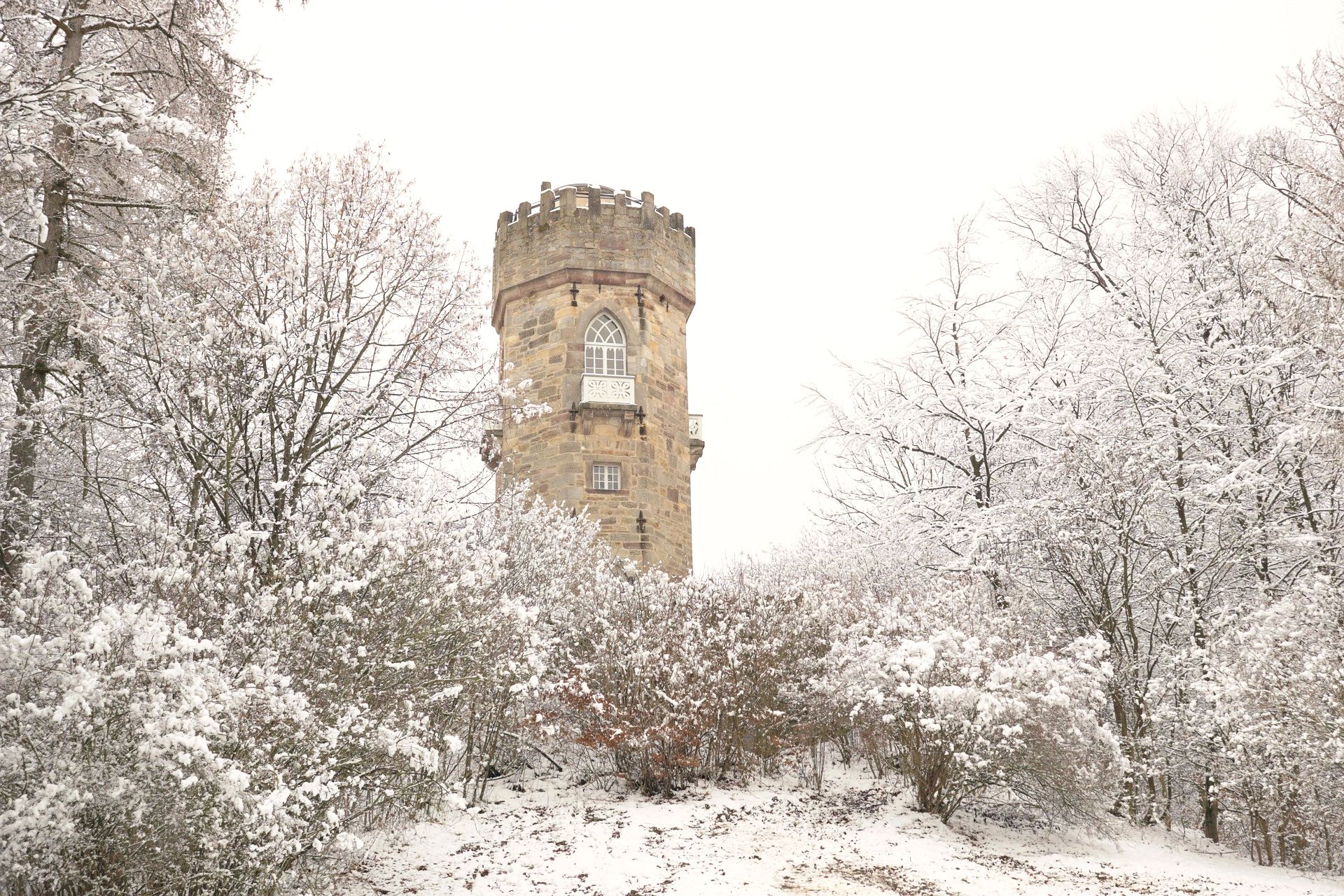 Foto: Aussichtsturm - Schlosspark in Calden