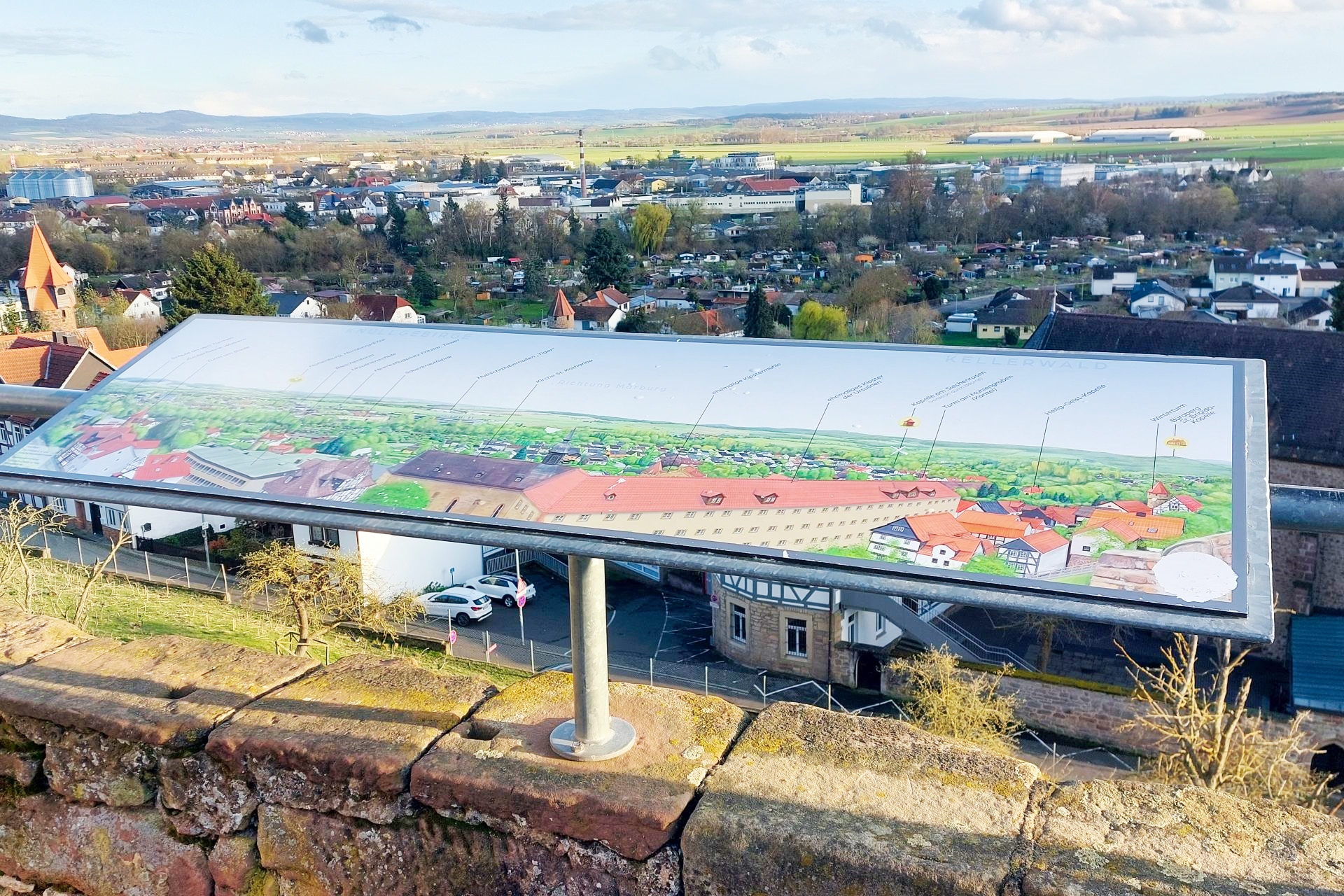 Foto: Panoramablick am Dommuseum in Fritzlar