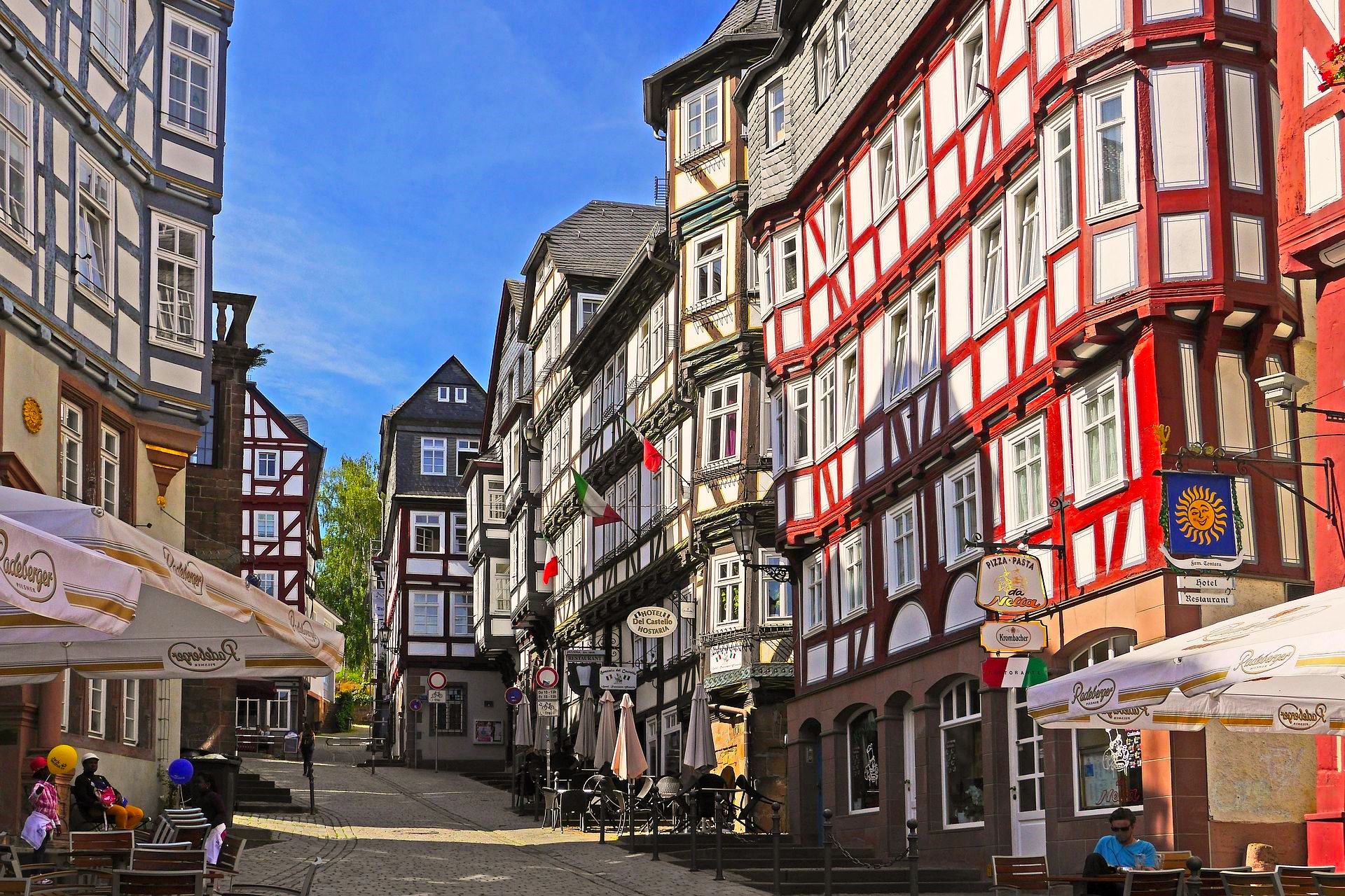 Foto: Historische Altstadt in Marburg (Stadt)
