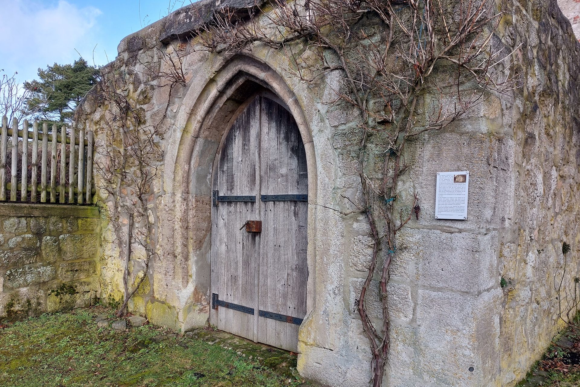 Foto: Bruchsteingewölbe in Lichtenfels-Goddelsheim