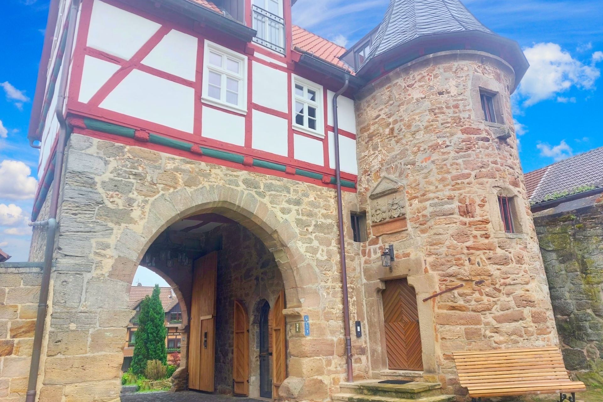 Foto: Torbogenhaus in Bad Arolsen-Landau